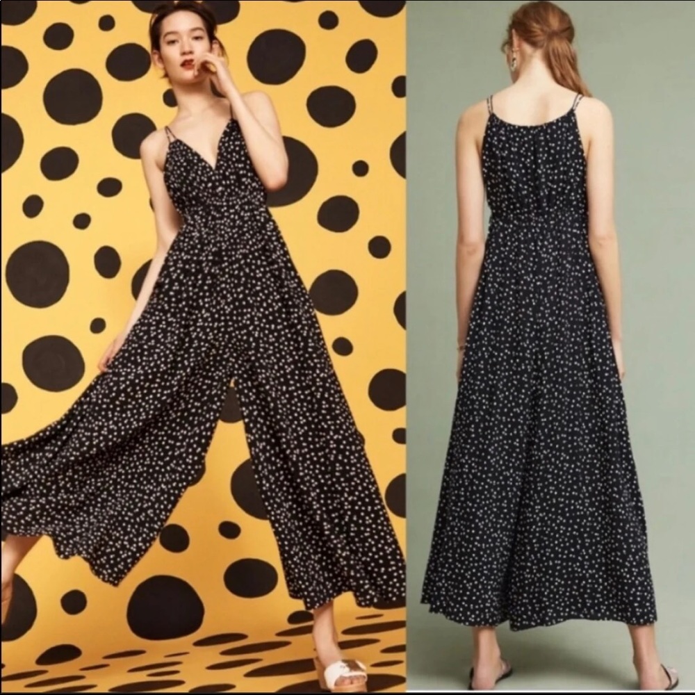 Maeve Finley Polka Dot Jumpsuit